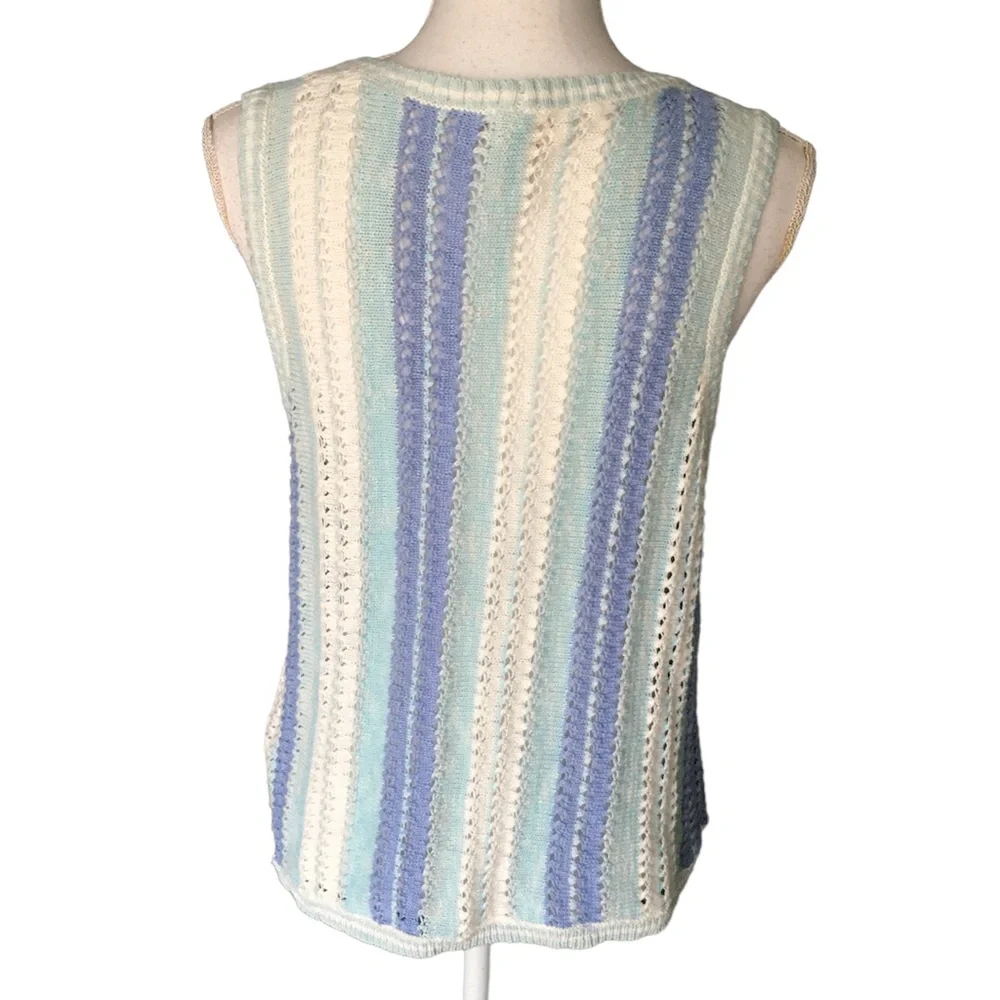 Hem & Thread blue striped Top - Picture 4 of 6